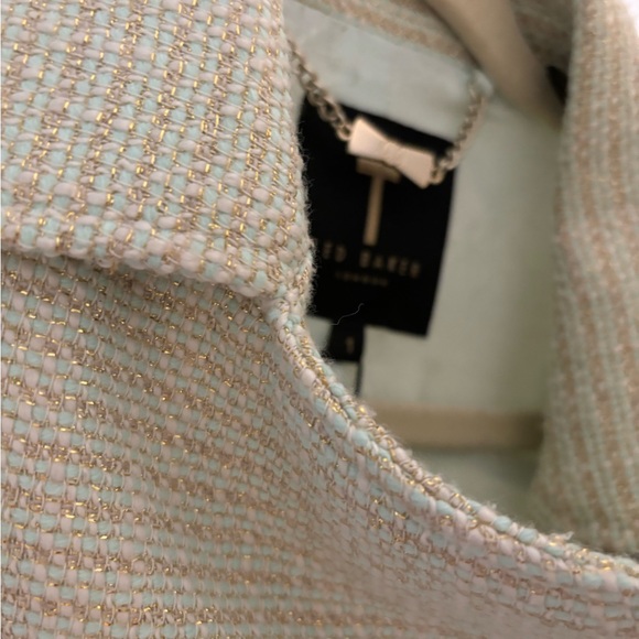 Ted Baker Cream and Gold Jacket / Blazer - Picture 5 of 8